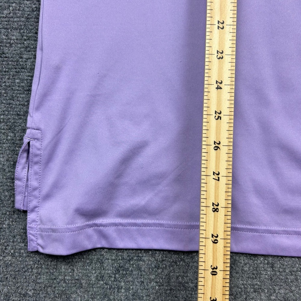 Peter Millar Polo Shirt Mens M Purple Featherweight Broadmoor Golf Club - Picture 11 of 12